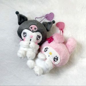 Kuromi & My Melody Keychain Set